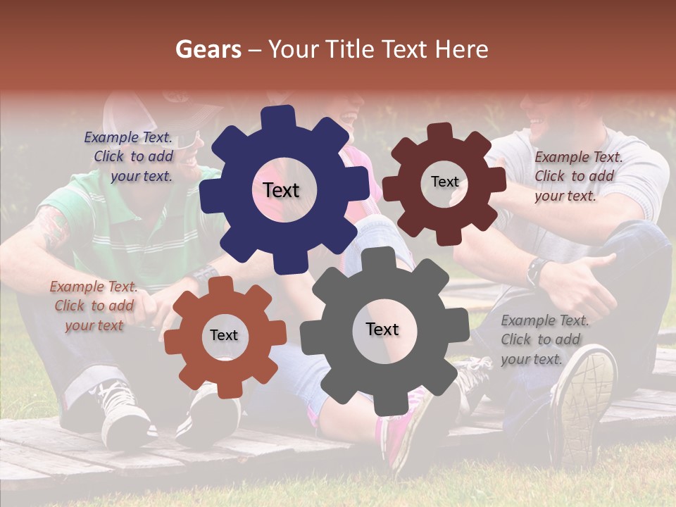 Senior  Grandmother Holding Hands PowerPoint Template