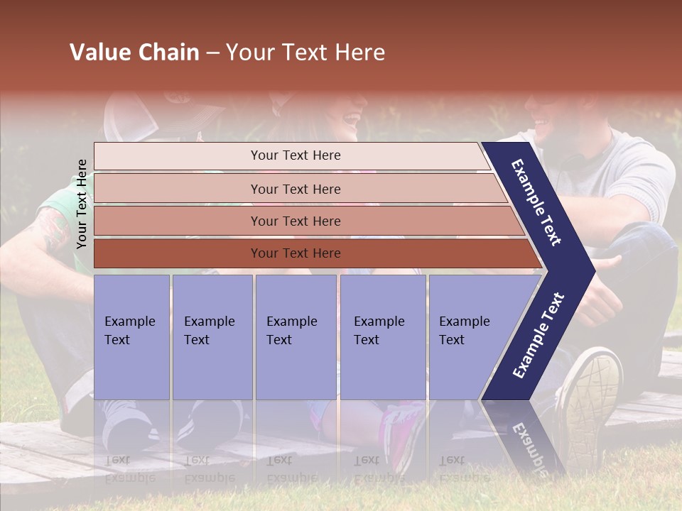 Senior  Grandmother Holding Hands PowerPoint Template