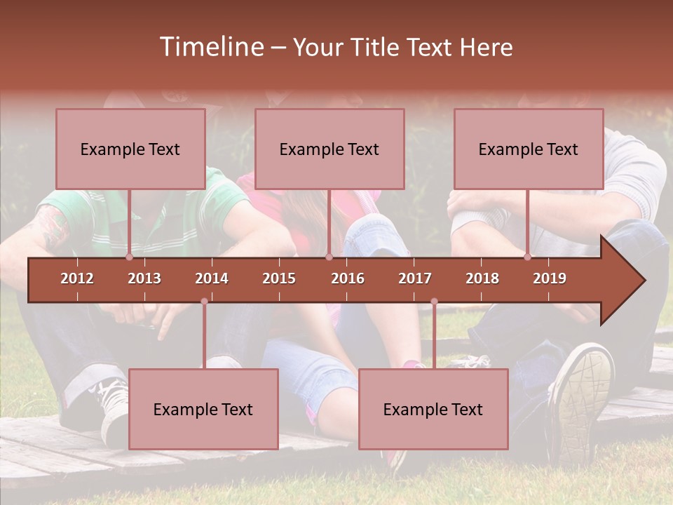 Senior  Grandmother Holding Hands PowerPoint Template