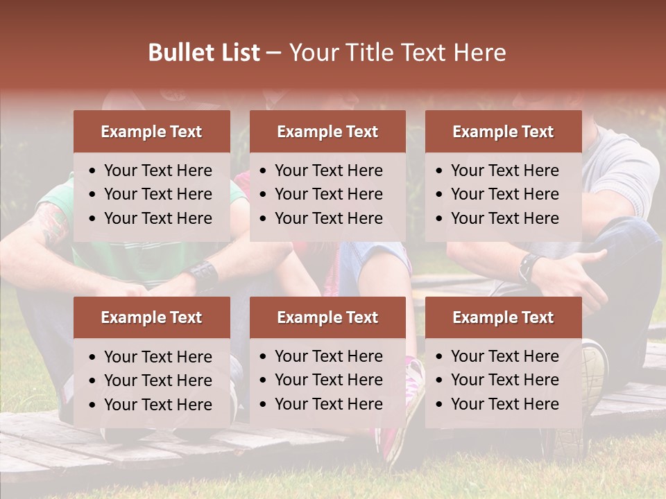 Senior  Grandmother Holding Hands PowerPoint Template