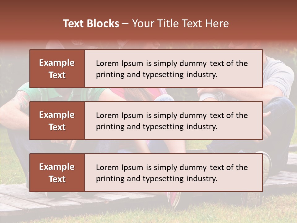 Senior  Grandmother Holding Hands PowerPoint Template