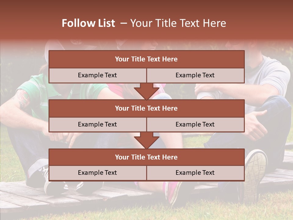 Senior  Grandmother Holding Hands PowerPoint Template