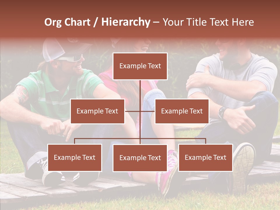 Senior  Grandmother Holding Hands PowerPoint Template