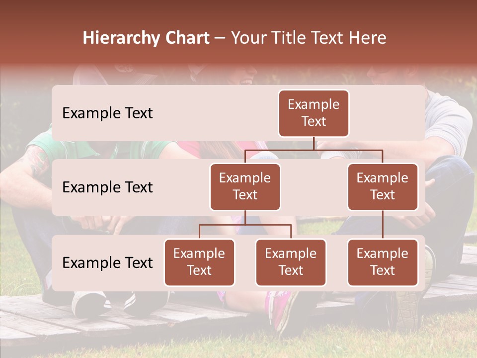 Senior  Grandmother Holding Hands PowerPoint Template