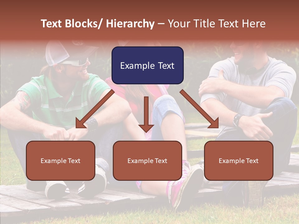 Senior  Grandmother Holding Hands PowerPoint Template