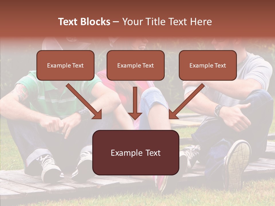 Senior  Grandmother Holding Hands PowerPoint Template