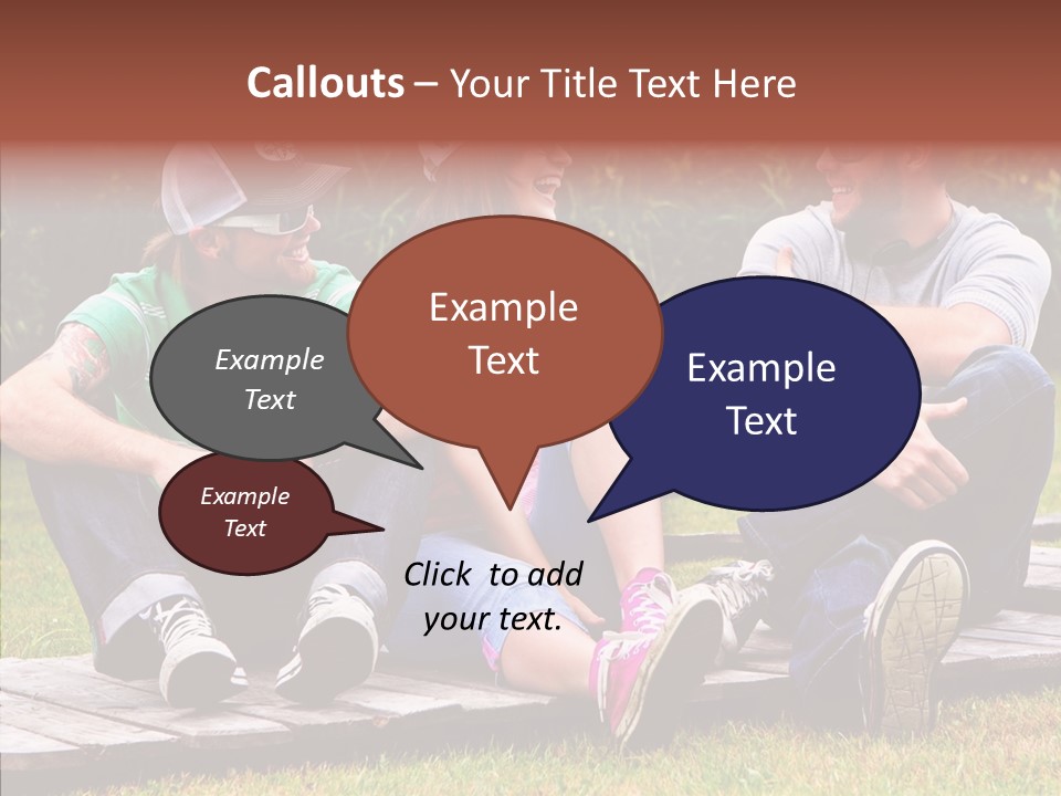 Senior  Grandmother Holding Hands PowerPoint Template