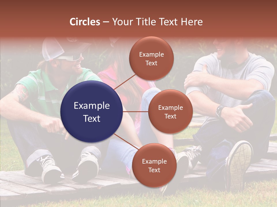 Senior  Grandmother Holding Hands PowerPoint Template