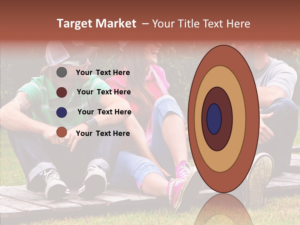 Senior  Grandmother Holding Hands PowerPoint Template