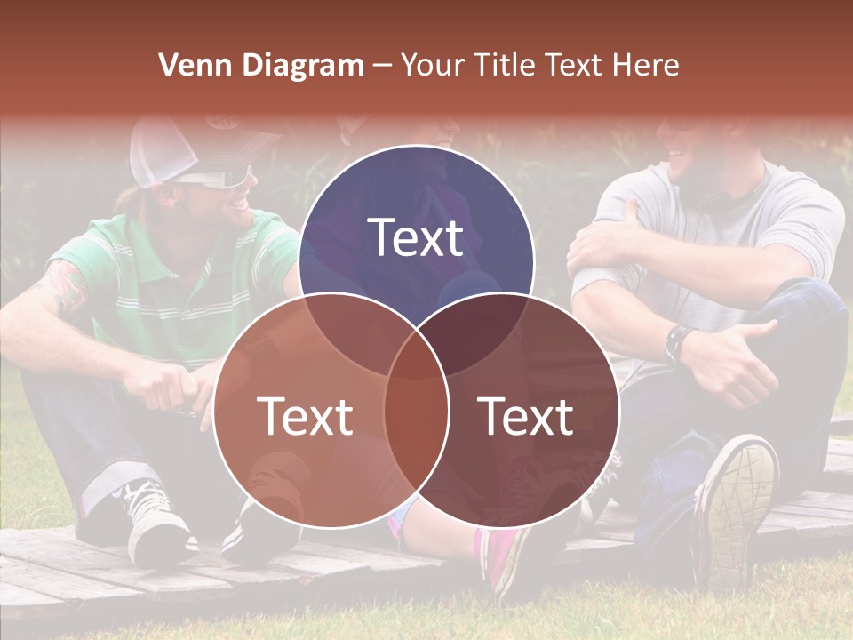 Senior  Grandmother Holding Hands PowerPoint Template