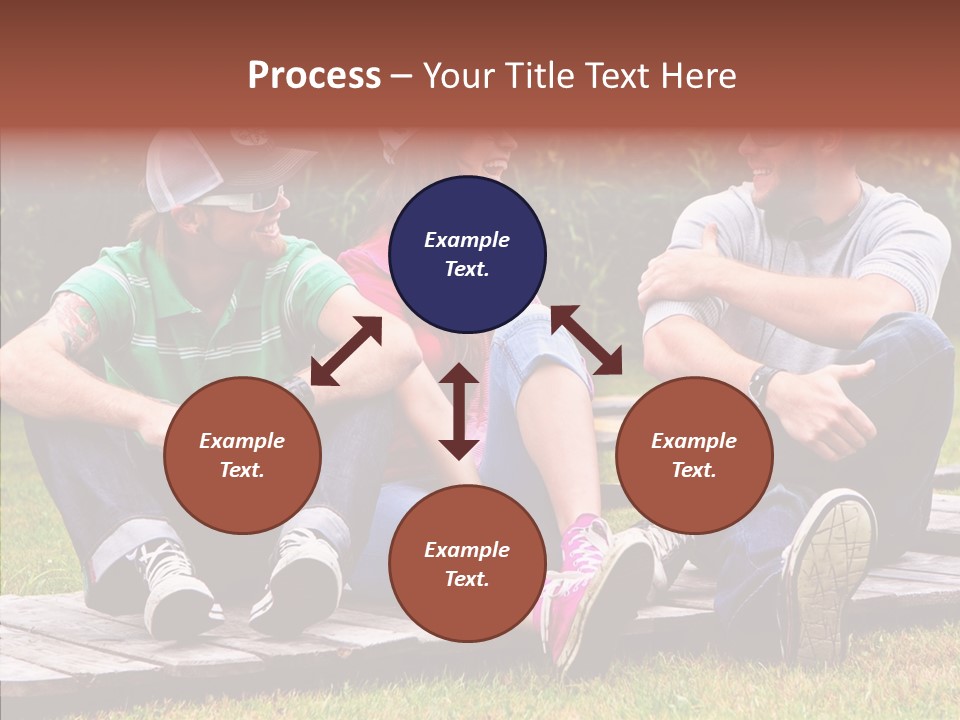 Senior  Grandmother Holding Hands PowerPoint Template