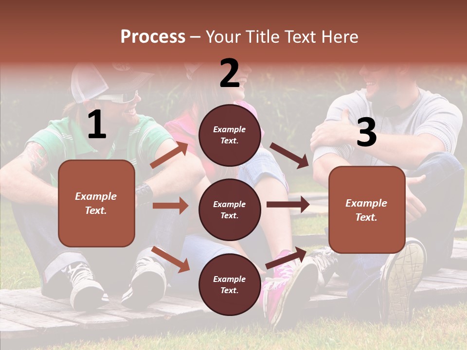 Senior  Grandmother Holding Hands PowerPoint Template