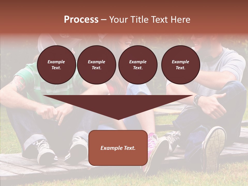 Senior  Grandmother Holding Hands PowerPoint Template