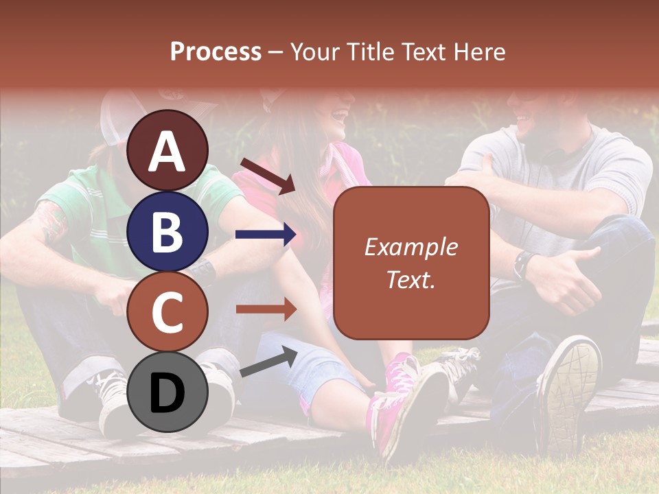 Senior  Grandmother Holding Hands PowerPoint Template