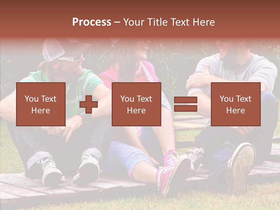 Senior  Grandmother Holding Hands PowerPoint Template