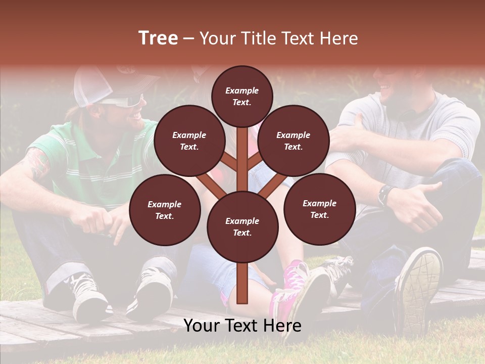 Senior  Grandmother Holding Hands PowerPoint Template