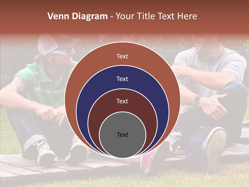 Senior  Grandmother Holding Hands PowerPoint Template