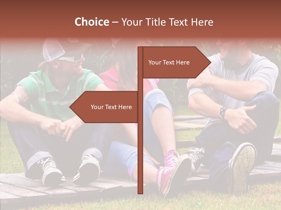 Senior  Grandmother Holding Hands PowerPoint Template