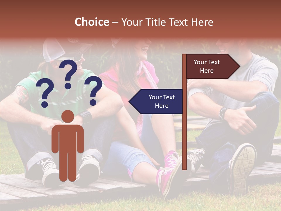 Senior  Grandmother Holding Hands PowerPoint Template