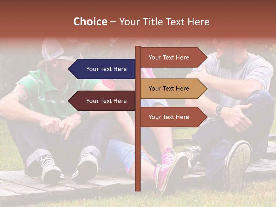 Senior  Grandmother Holding Hands PowerPoint Template