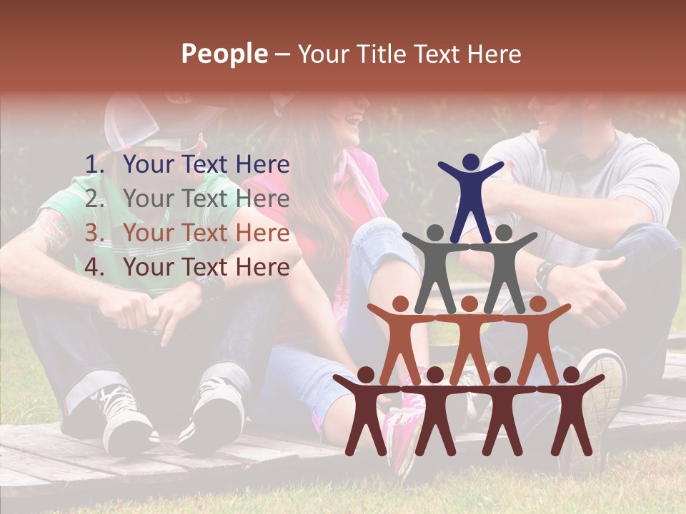 Senior  Grandmother Holding Hands PowerPoint Template