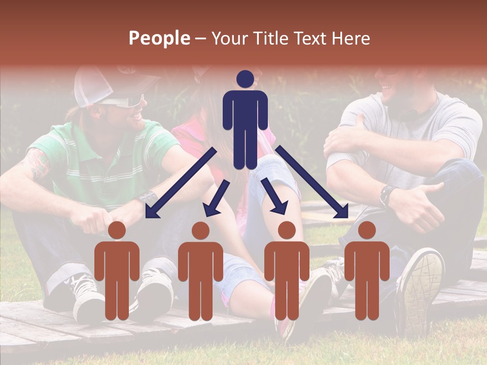 Senior  Grandmother Holding Hands PowerPoint Template