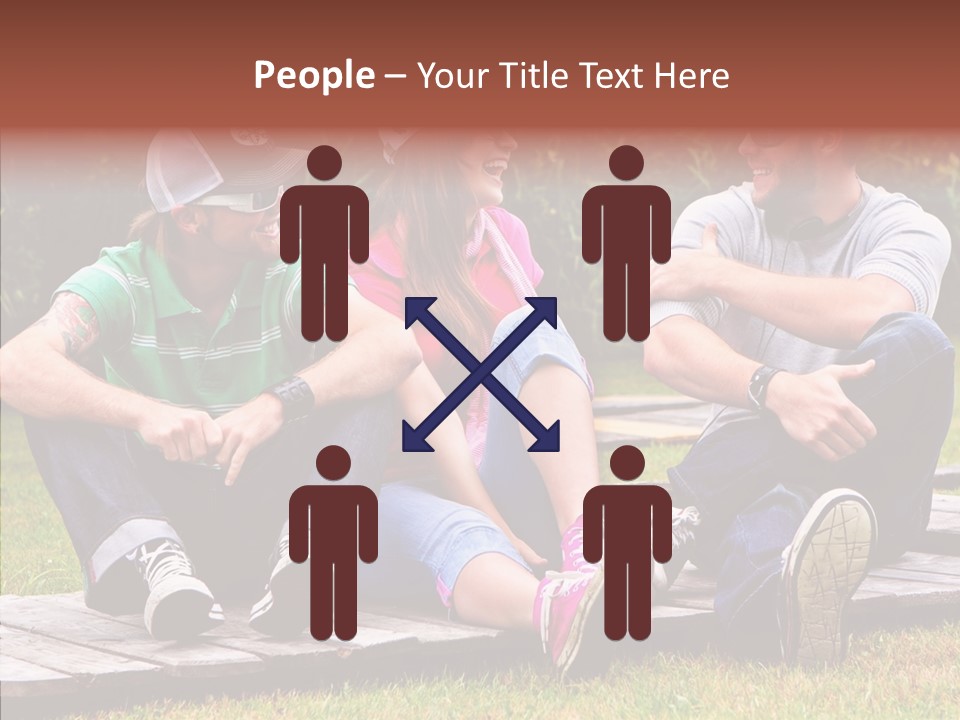 Senior  Grandmother Holding Hands PowerPoint Template