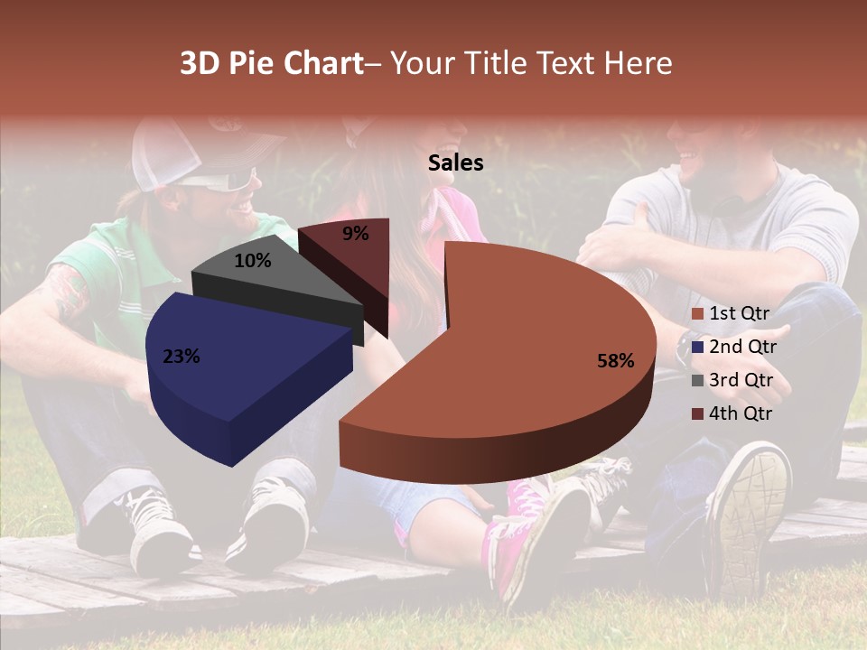 Senior  Grandmother Holding Hands PowerPoint Template