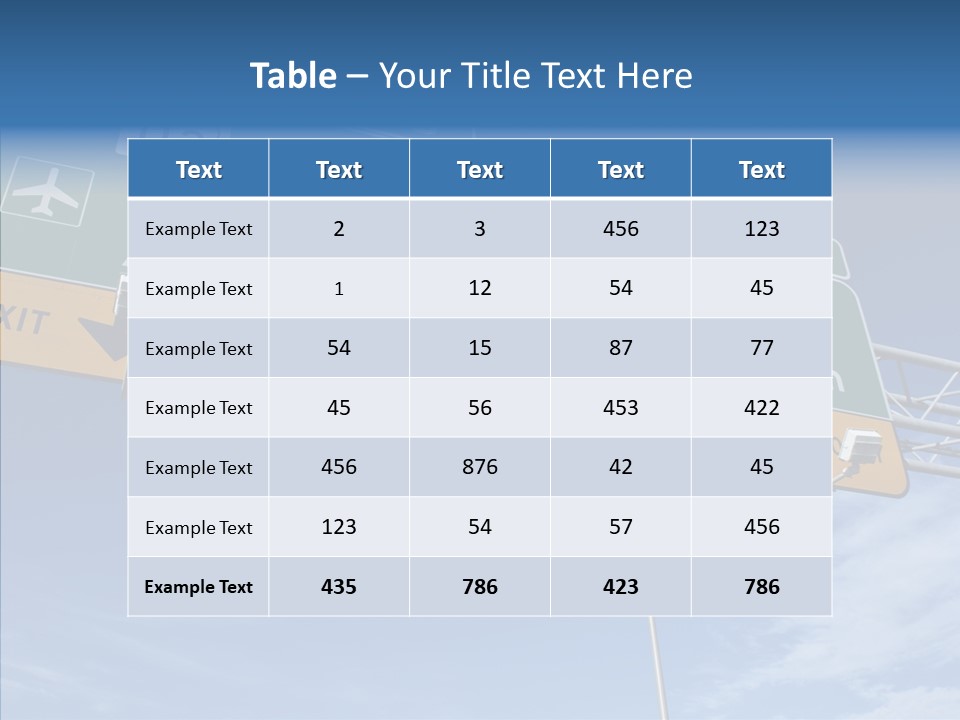 White Background Two PowerPoint Template