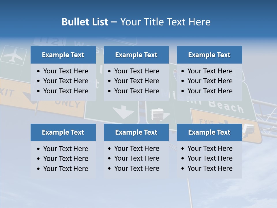 White Background Two PowerPoint Template