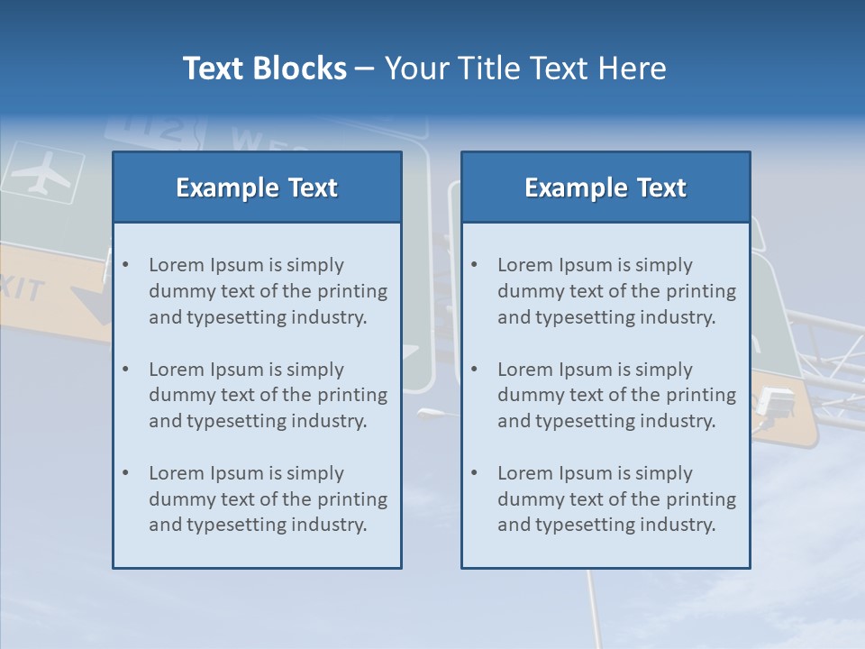 White Background Two PowerPoint Template