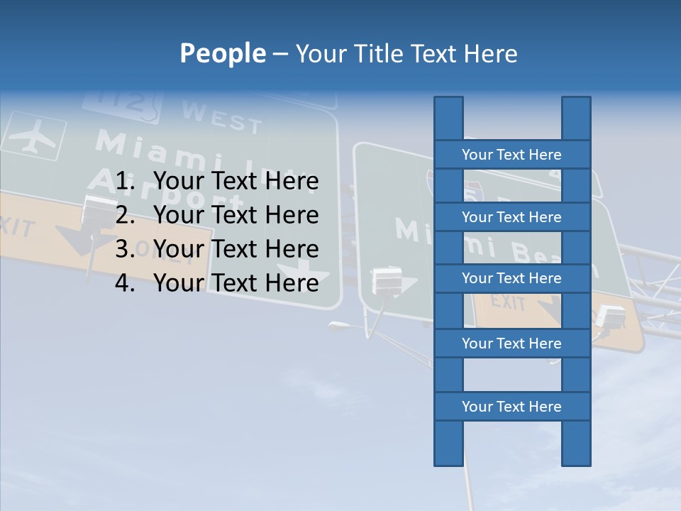 White Background Two PowerPoint Template