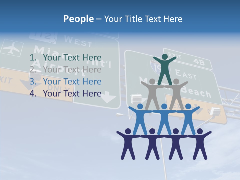 White Background Two PowerPoint Template