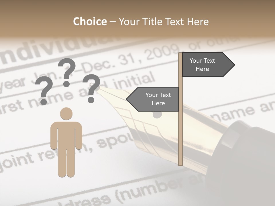 White Holding Hands Help PowerPoint Template