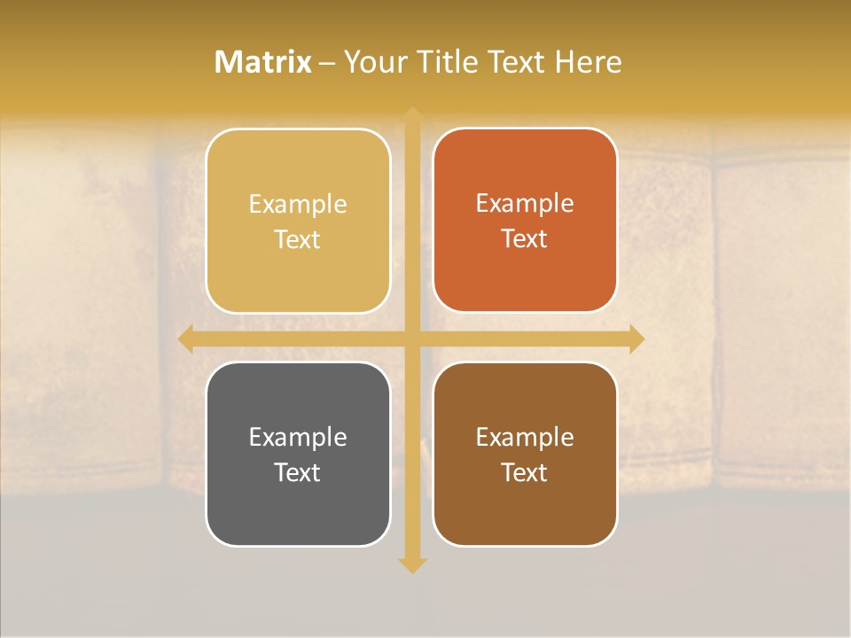Female Touching Elder PowerPoint Template