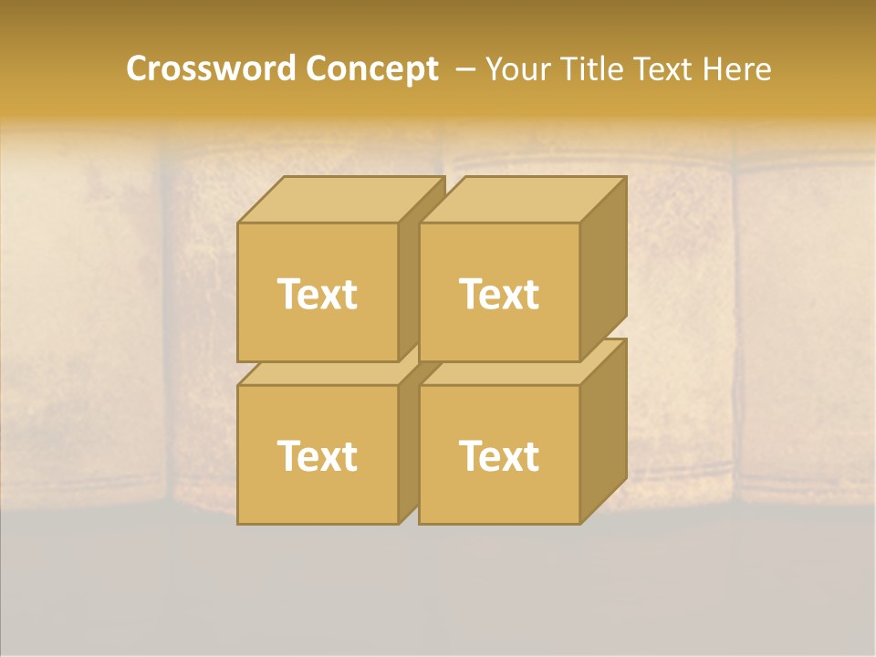 Female Touching Elder PowerPoint Template