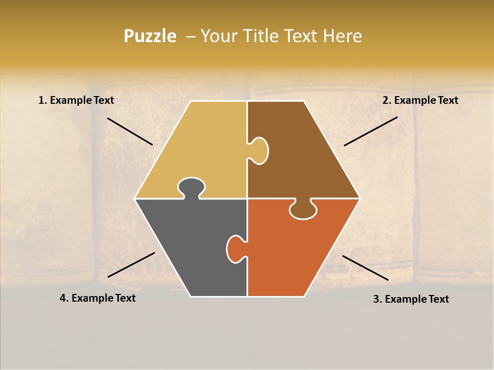 Female Touching Elder PowerPoint Template