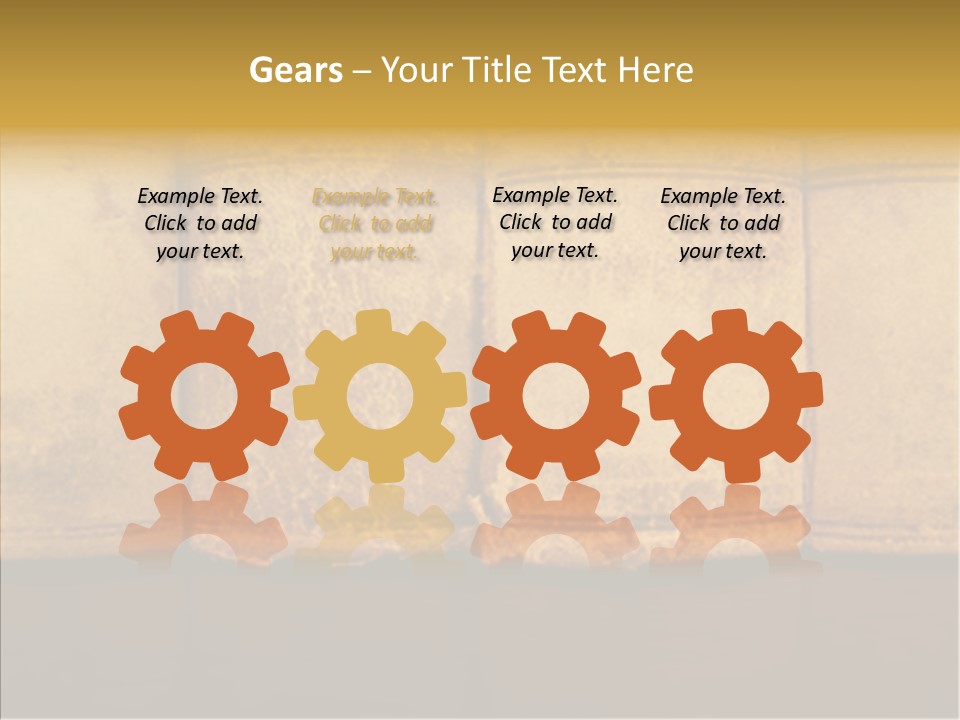 Female Touching Elder PowerPoint Template