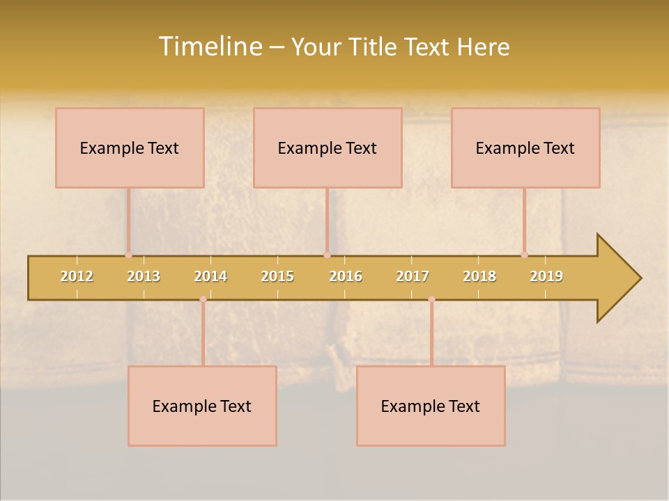 Female Touching Elder PowerPoint Template
