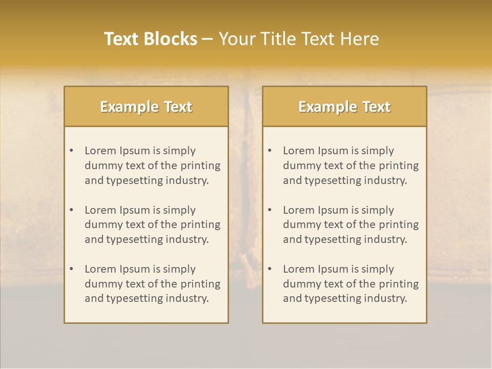 Female Touching Elder PowerPoint Template