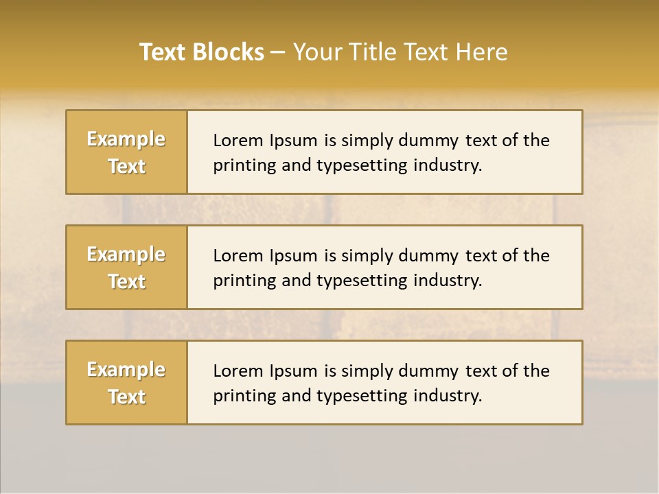 Female Touching Elder PowerPoint Template