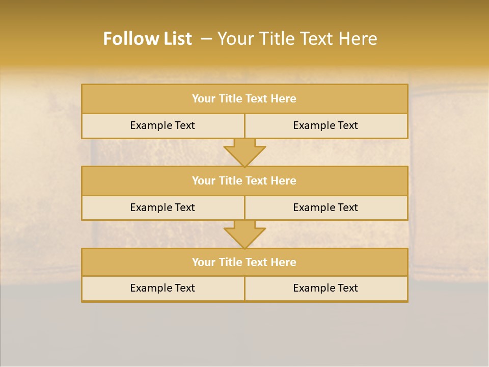 Female Touching Elder PowerPoint Template
