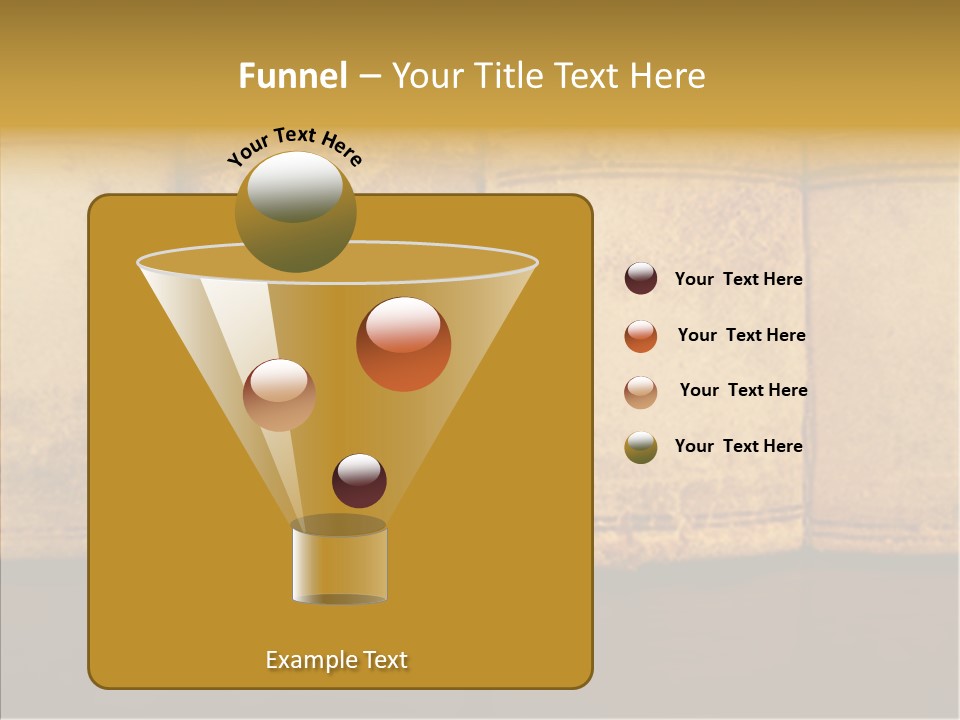 Female Touching Elder PowerPoint Template