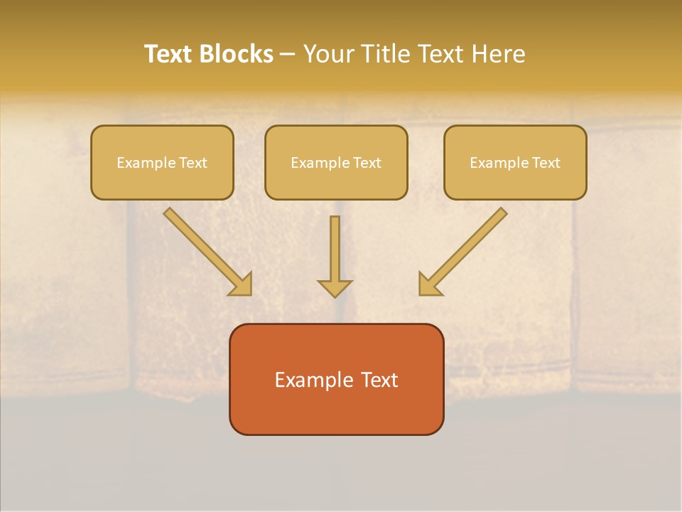 Female Touching Elder PowerPoint Template