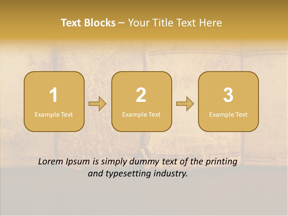 Female Touching Elder PowerPoint Template