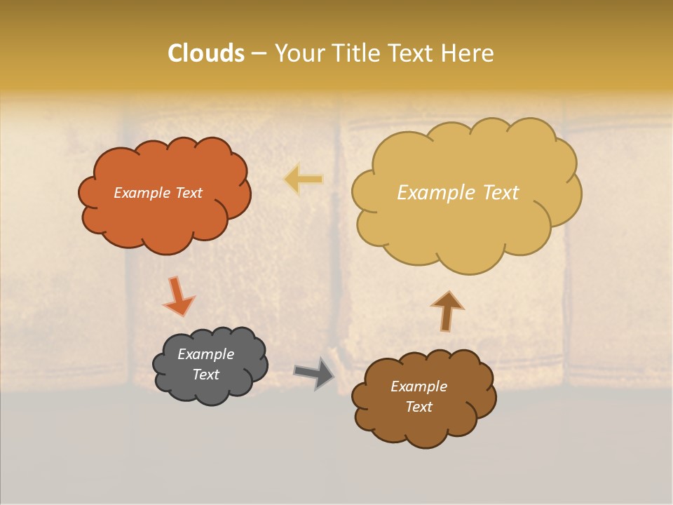 Female Touching Elder PowerPoint Template