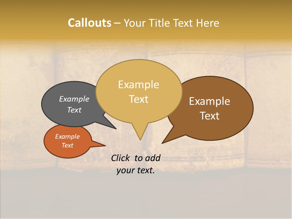 Female Touching Elder PowerPoint Template