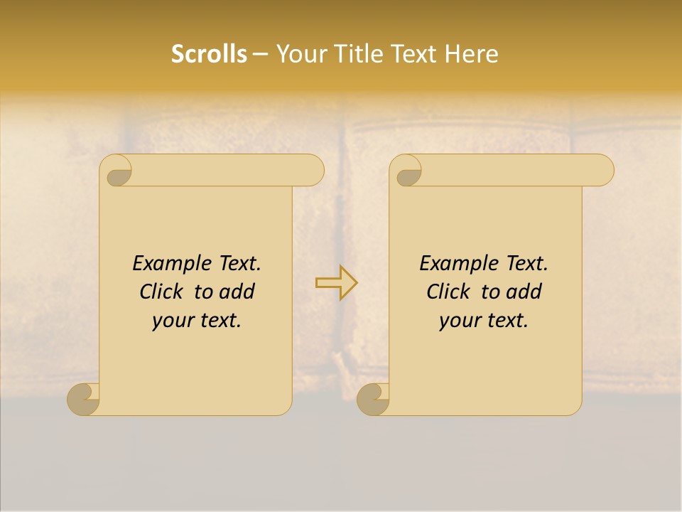 Female Touching Elder PowerPoint Template