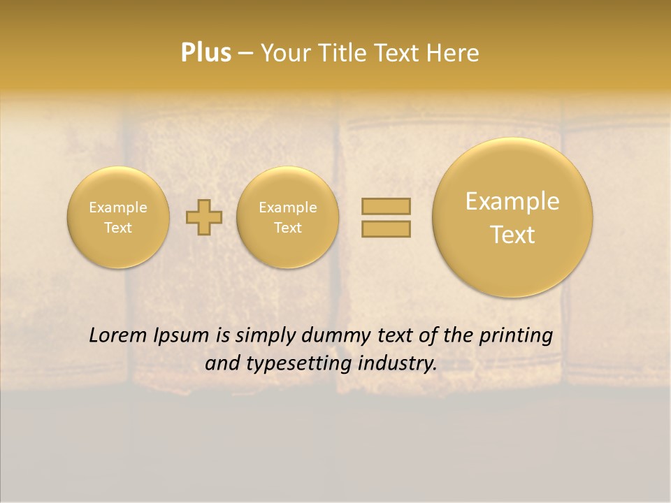 Female Touching Elder PowerPoint Template