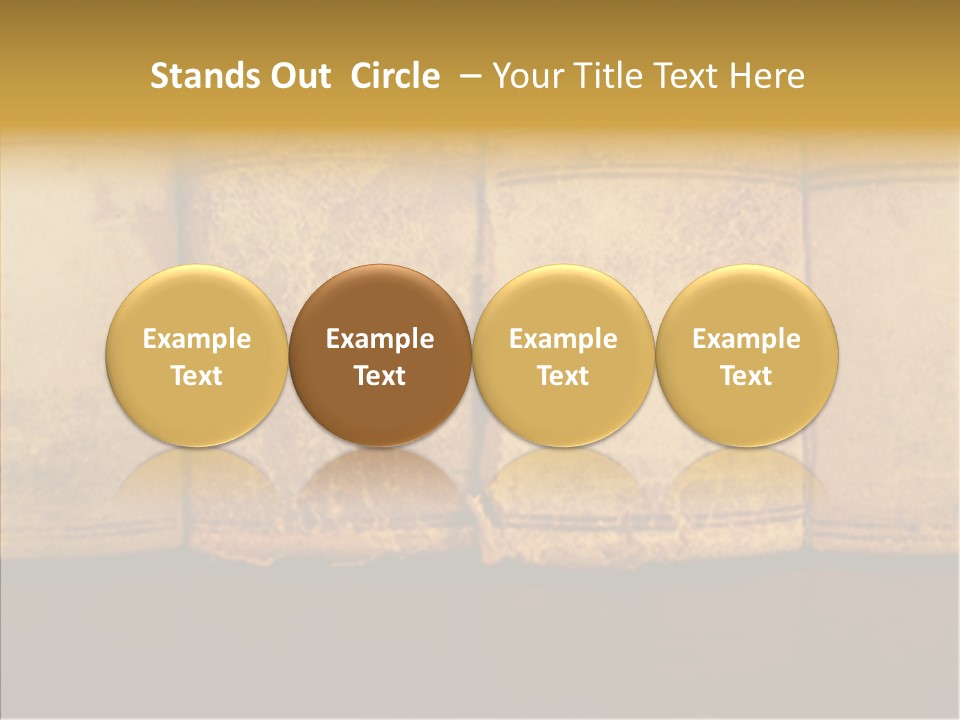 Female Touching Elder PowerPoint Template